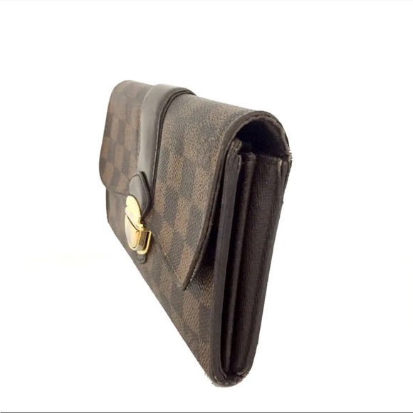 Authentic Louis Vuitton Damier Portefeiulle Sistina Long Bifold Wallet - Picture 2 of 8
